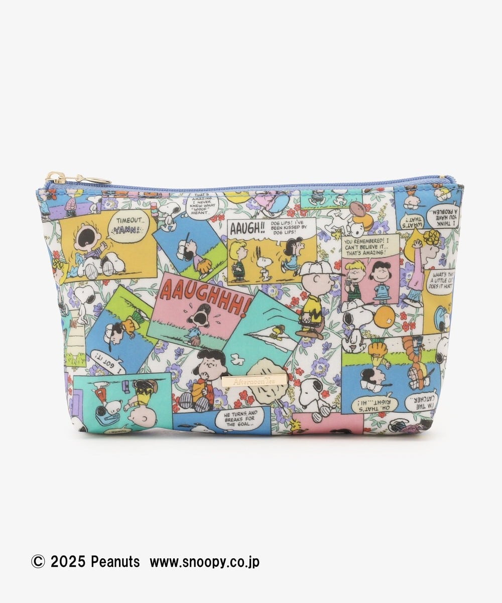 ポーチ・ティッシュポーチ・巾着 ティッシュケースポーチ/リバティプリント/PEANUTS