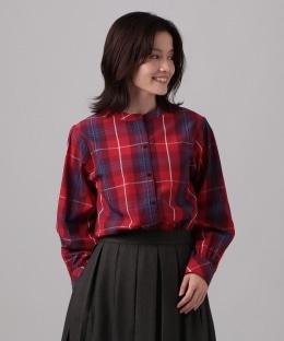 タータンチェック柄パフ袖ブラウス/Afternoon Tea Original Tartans