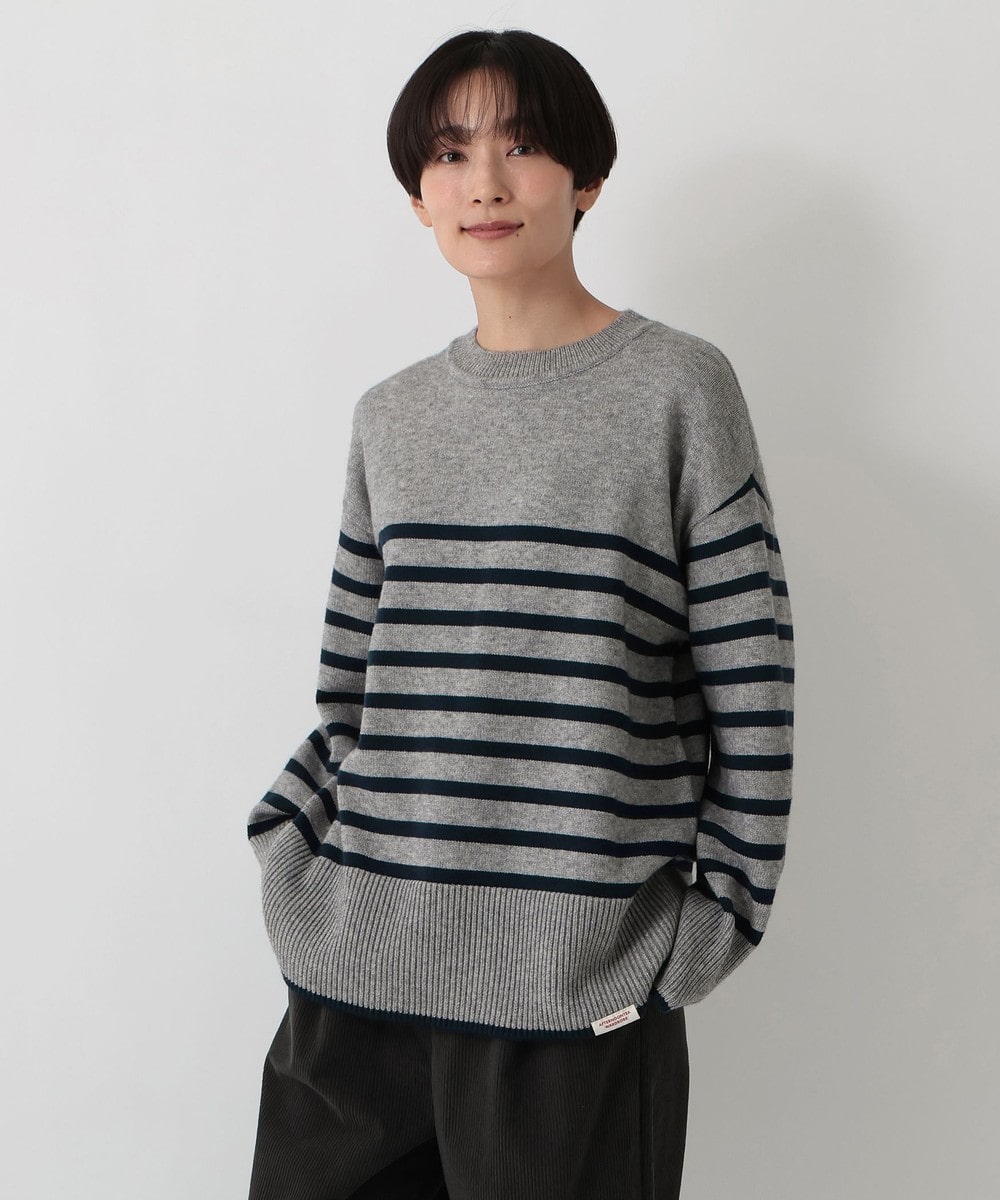 ニット MON JOURNALボーダーニットプルオーバー