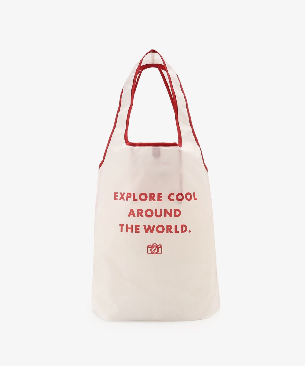 ポケッタブルショッピングバッグL/サウナ/Accidentally Wes Anderson