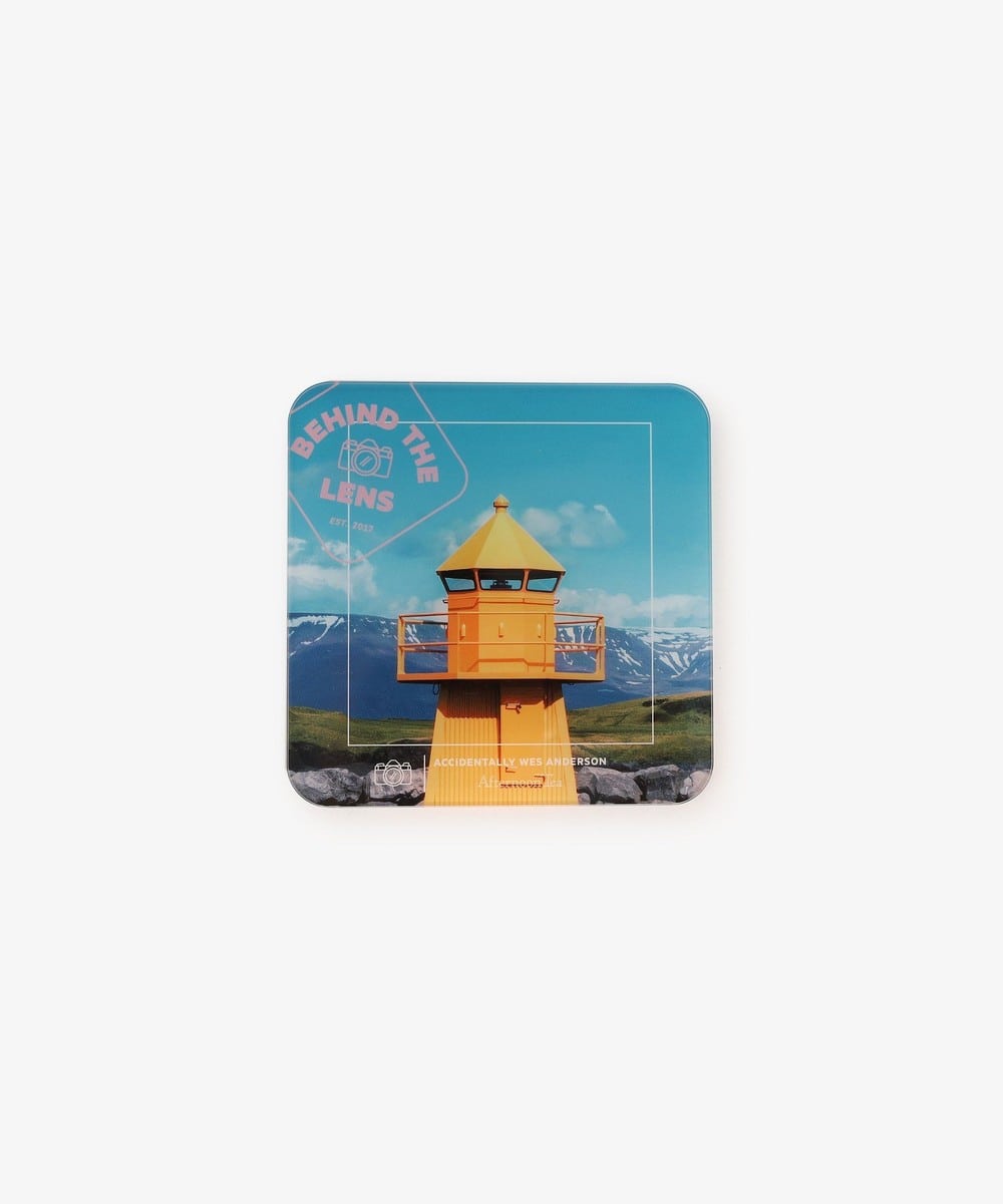 ランチョンマット・コースター・トレー コースター/灯台/Accidentally Wes Anderson