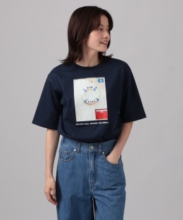 プリントTシャツ/浮輪/Accidentally Wes Anderson