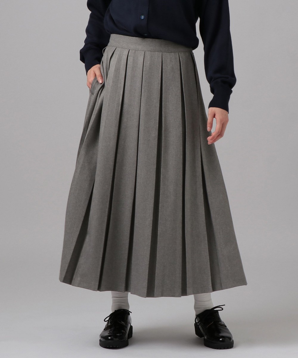 パンツ・スカート ボックスプリーツスカート