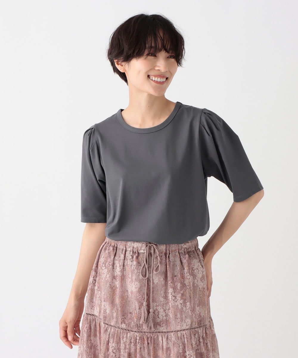 新品タグ付✨ Plantation パネルJQコットンプルオーバー グレー M クールタック袖プルオーバー | アフタヌーンティー公式通販サイト