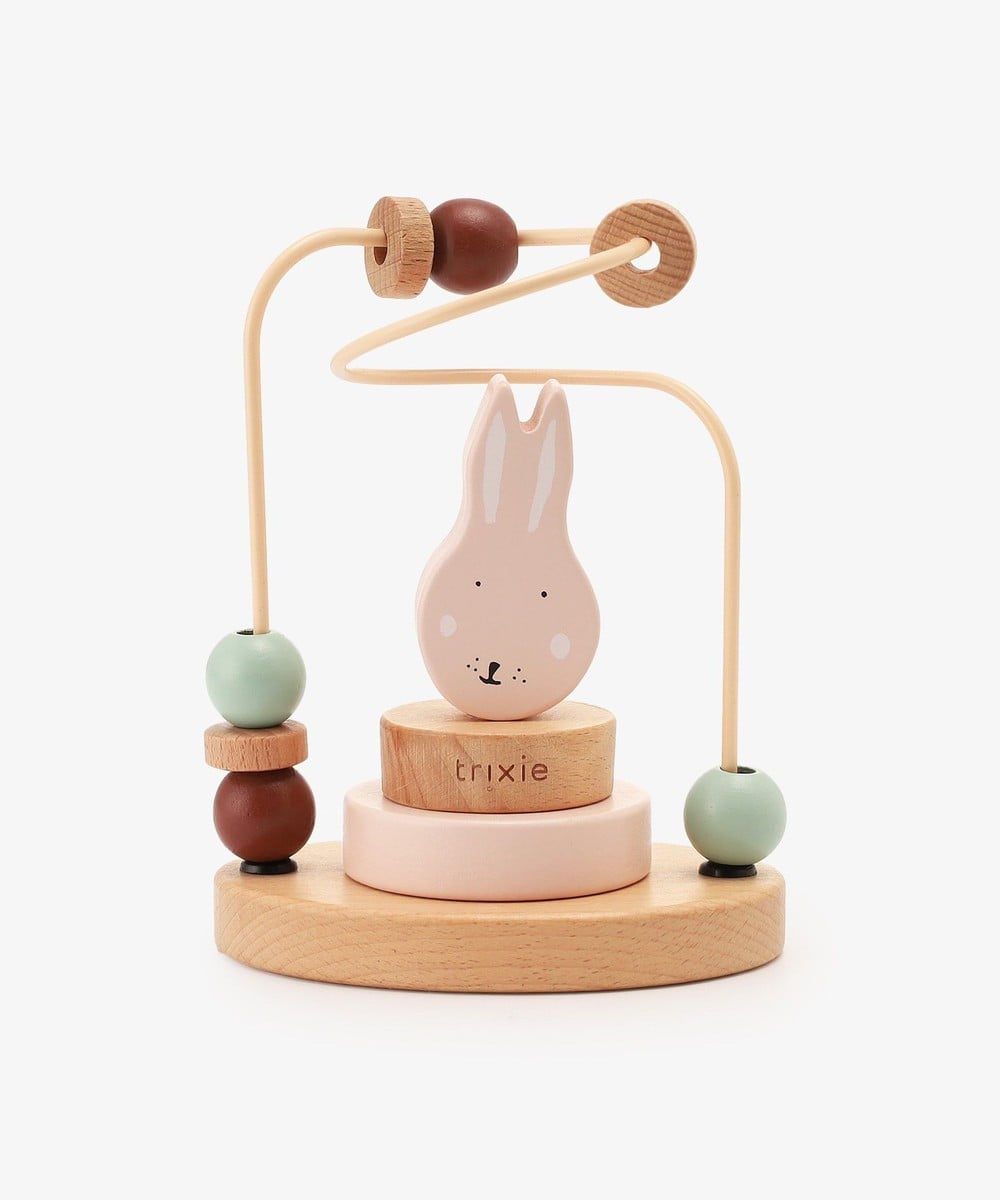 ラトル・おもちゃ ウッデン ビーズメイズ/Mrs. Rabbit/trixie-baby
