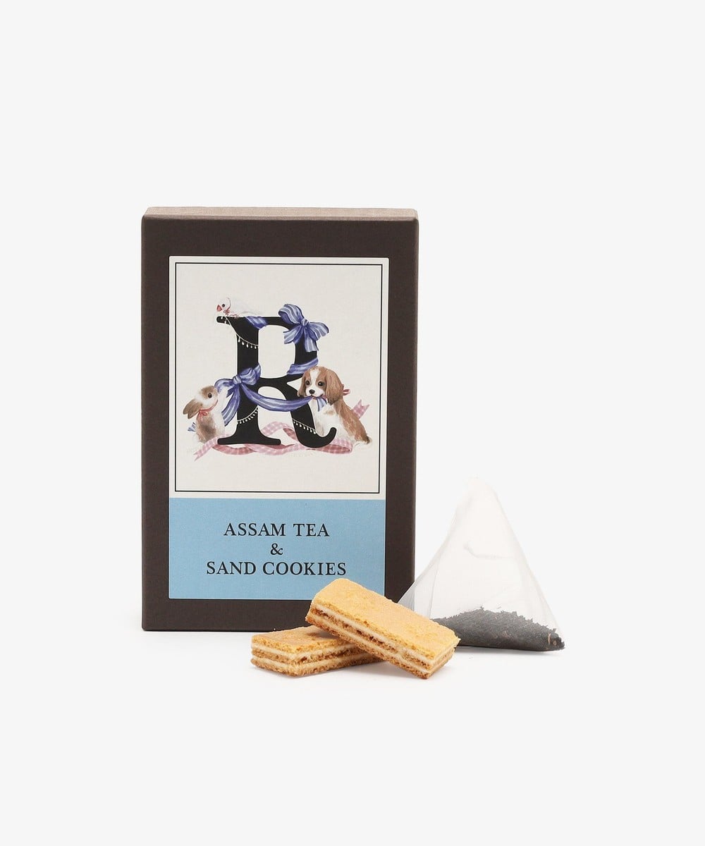 お菓子・食品 イニシャルアッサムティー&サンドクッキーセット