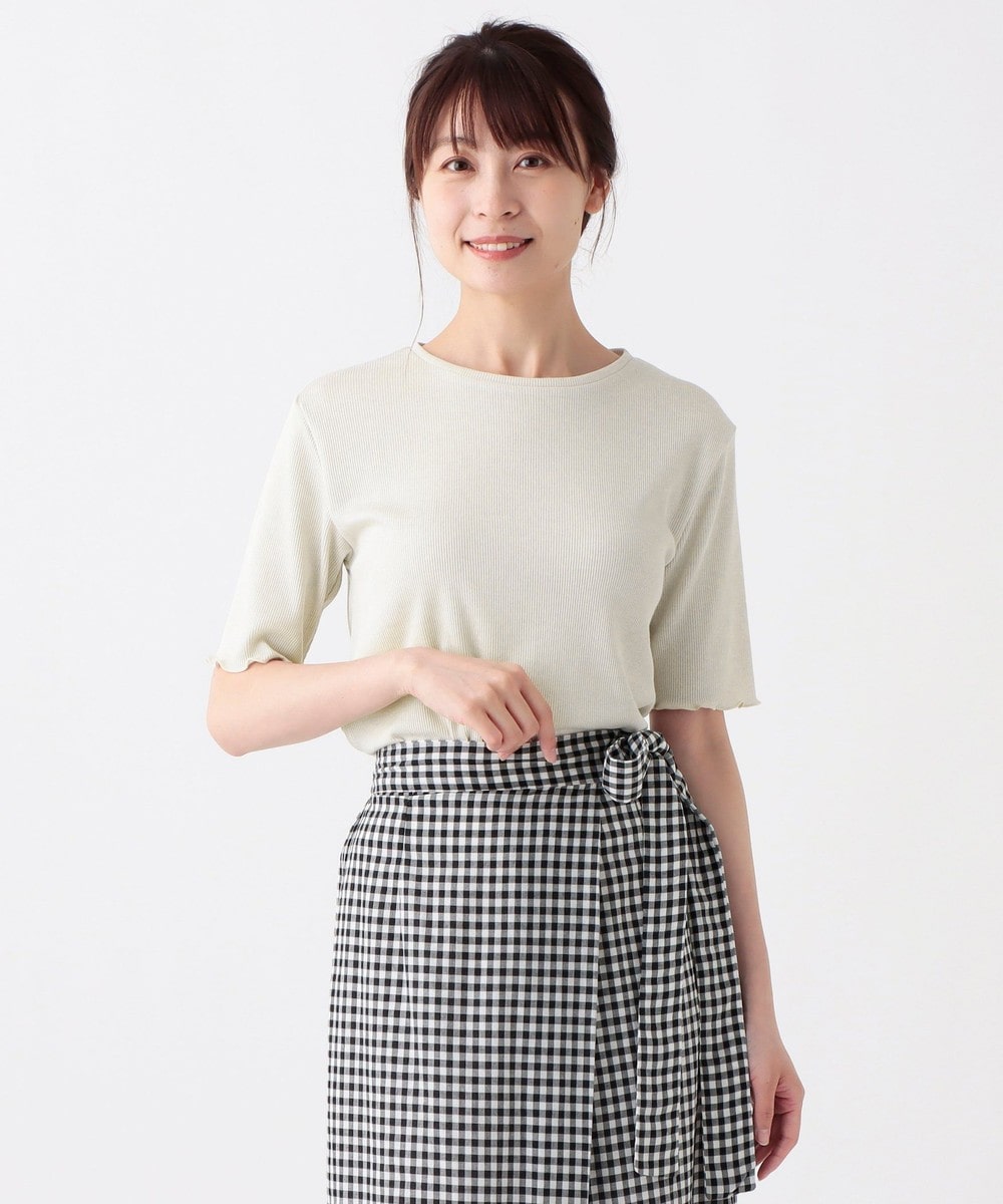 Tシャツ・カットソー ブライトリブパールプルオーバー
