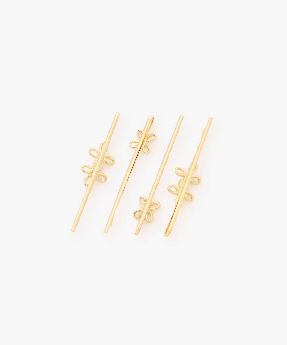 即発送/ゴールド　2点セット✭ ヘアピン パール×ゴールドヘアピンセット - ヘアアクセサリーを激安で通販販売