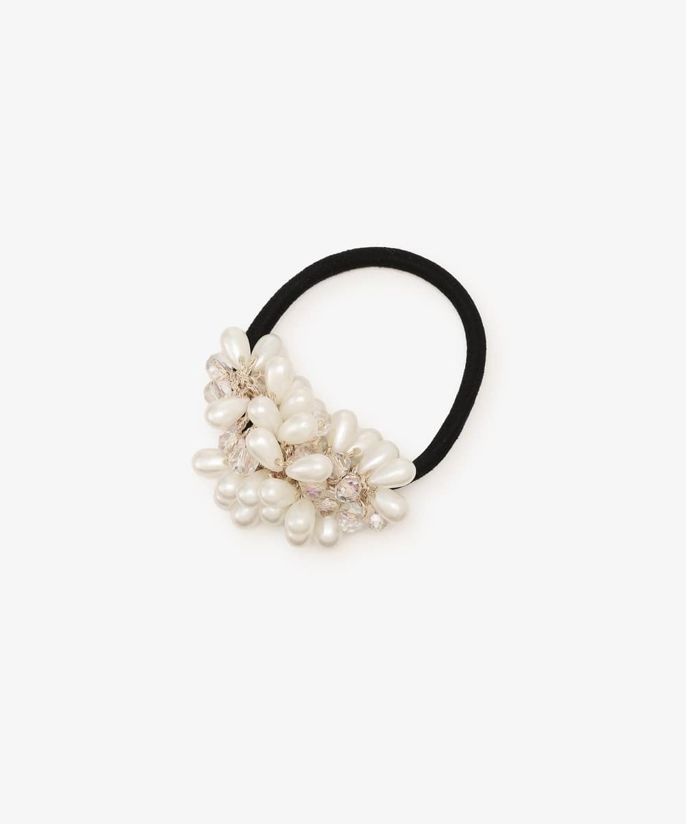 ヘアアクセサリー 樹脂パールヘアゴム