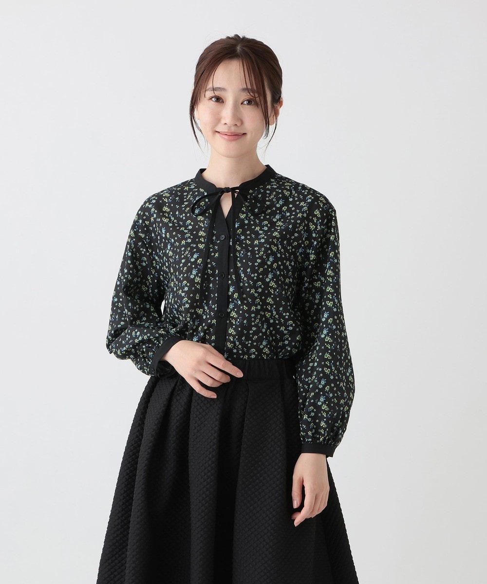 フラワープリントリボンブラウス | アフタヌーンティー公式通販サイト
