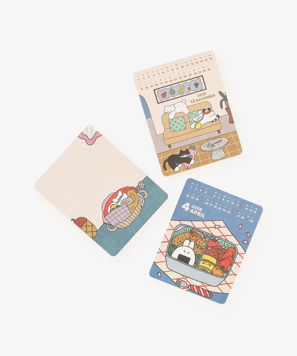 アクリルクリップカレンダー/かわべしおん | アフタヌーンティー