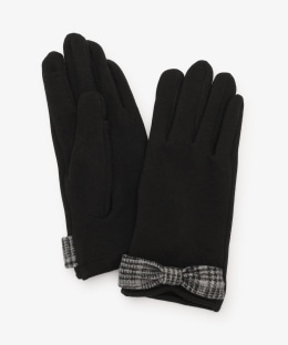 ストレッチチェックリボングローブ