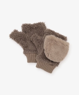 フェイクファーキャップグローブ