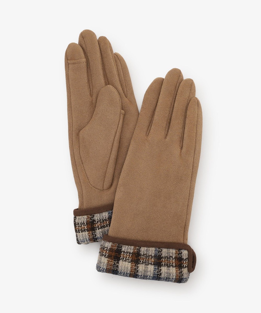 グローブ・手袋 折返しチェックグローブ