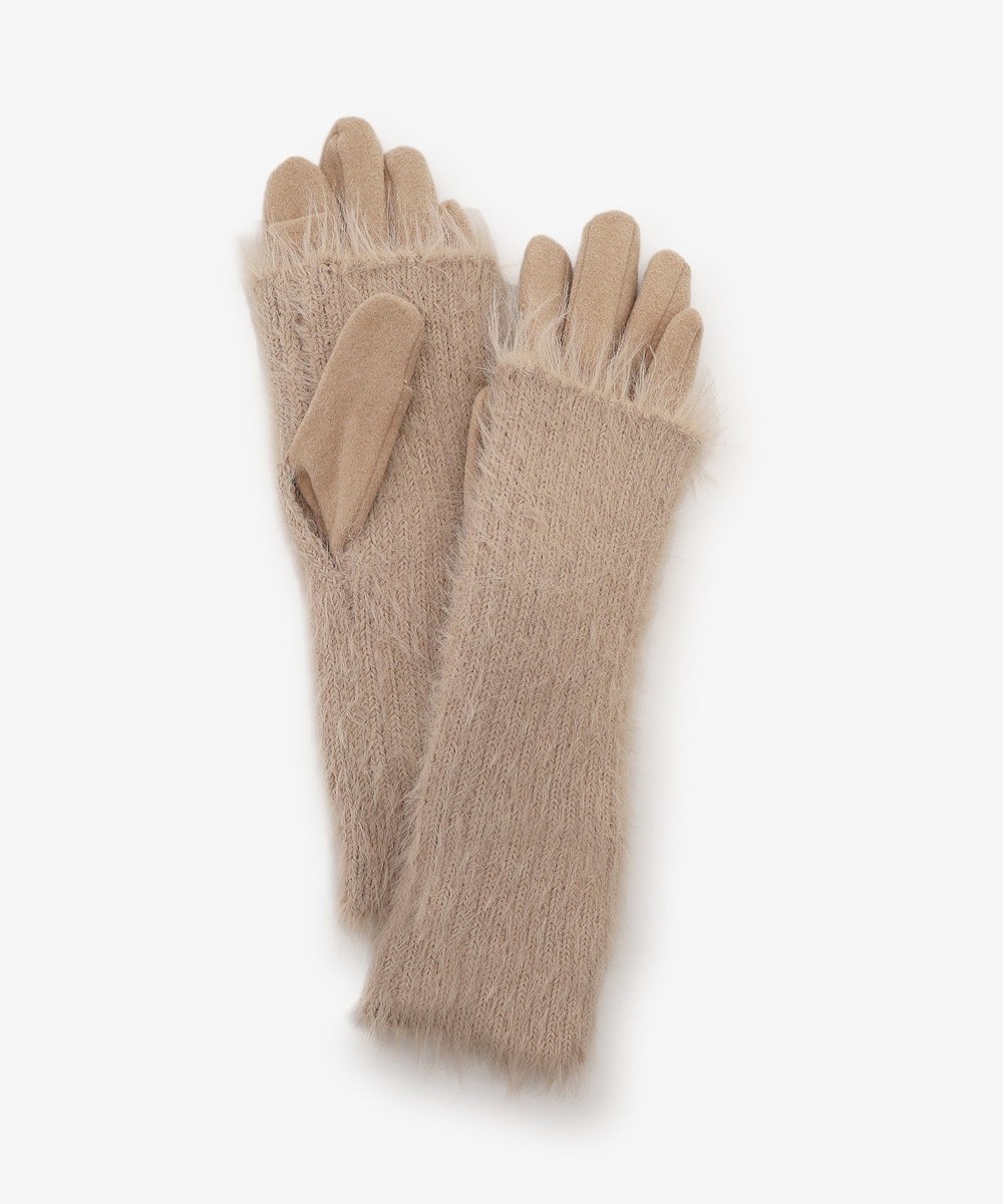 グローブ・手袋 3WAYシャギーニットグローブ