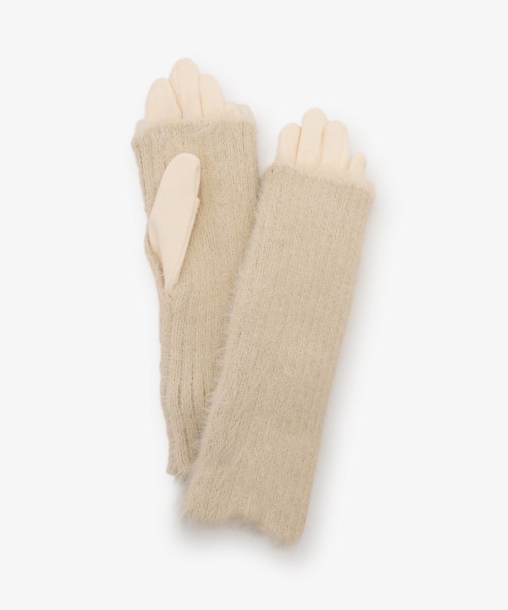 グローブ・手袋 3WAYシャギーニットグローブ