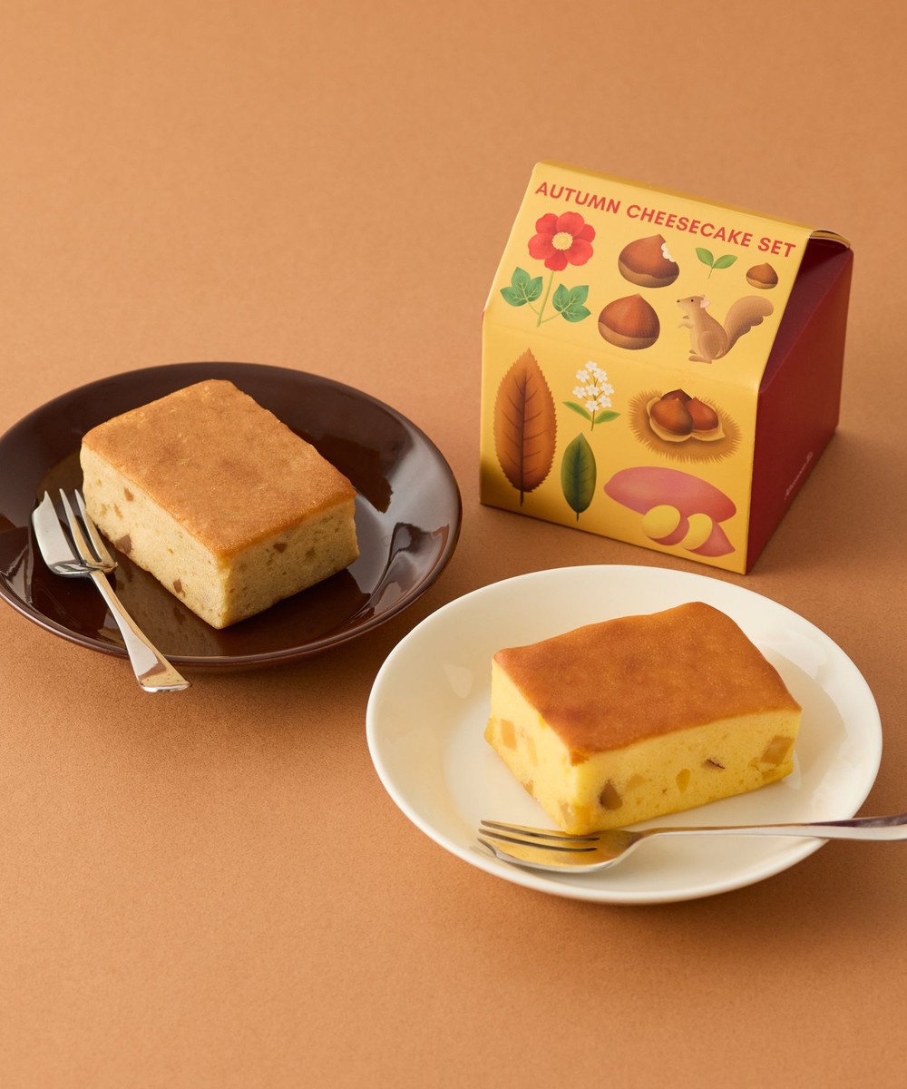 秋のチーズケーキセット マロン&さつまいも/Afternoon Tea