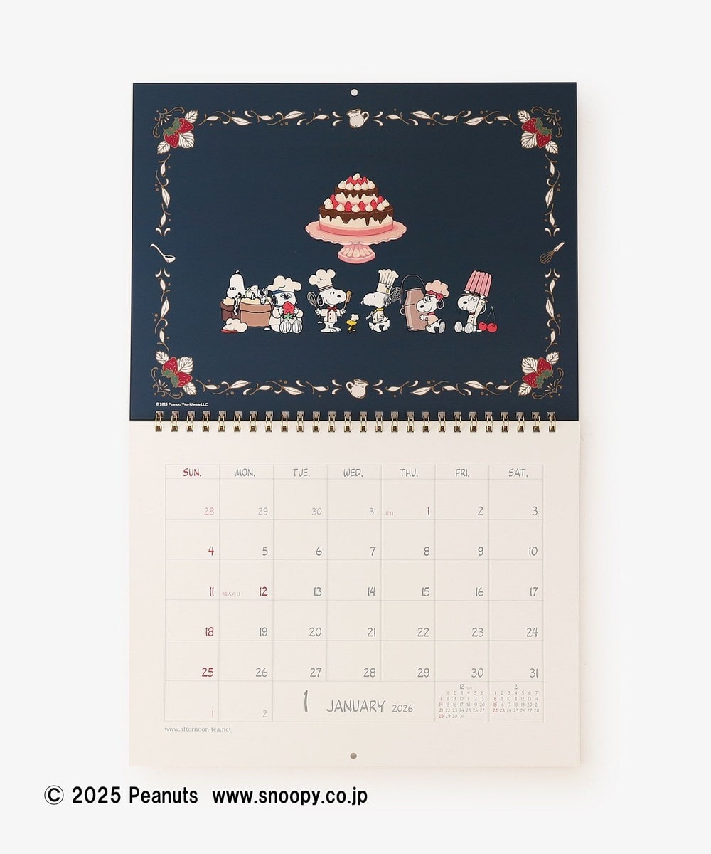 カレンダー A4/PEANUTS | アフタヌーンティー公式通販サイト