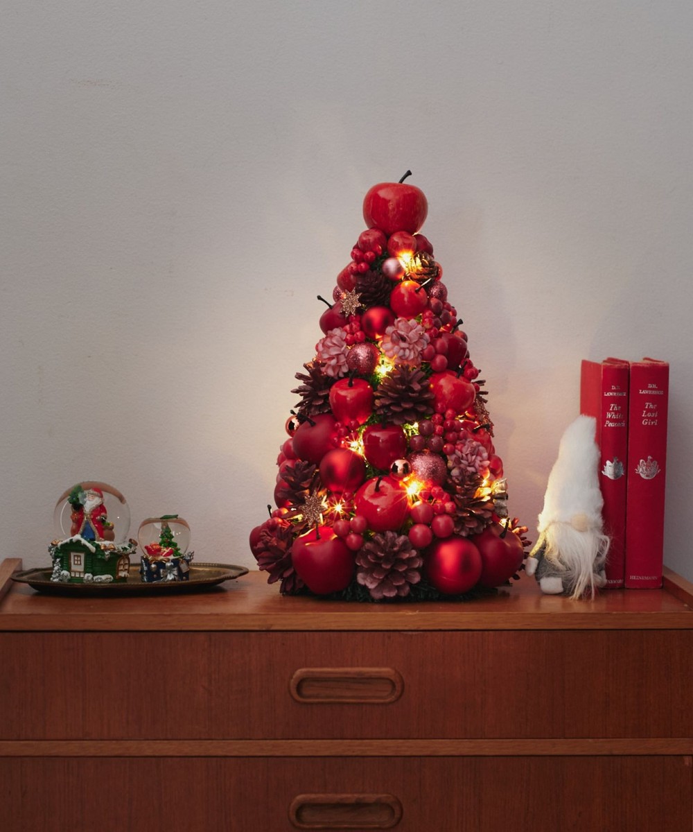 ツリー・リース クリスマスツリーM/LEDライト付き