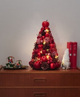 クリスマスツリーM/LEDライト付き