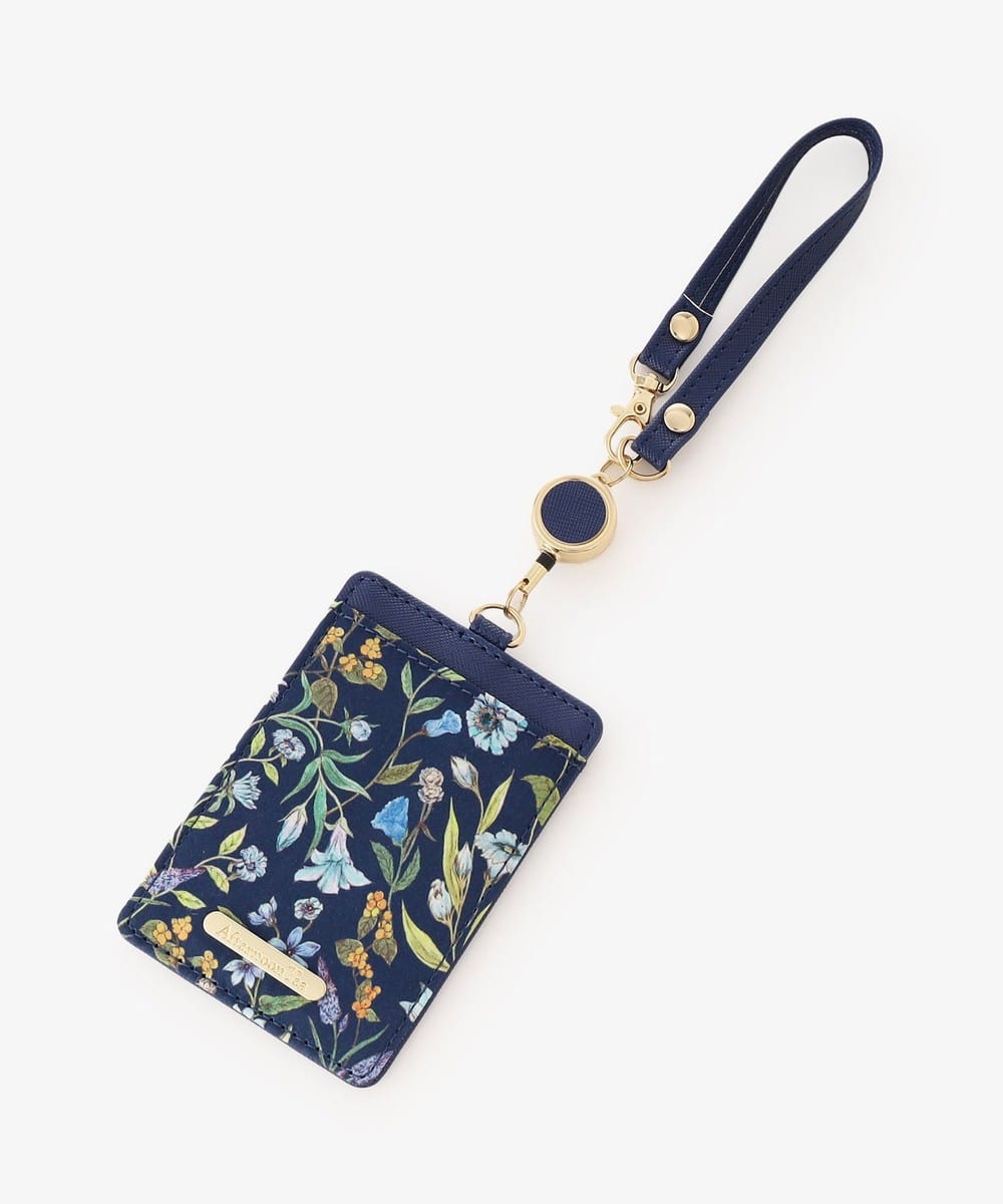 コードリール付きパスケース/リバティプリント | アフタヌーンティー