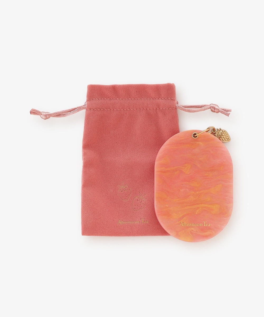 ビューティー小物・ミラー ストロベリーケース付きアクリルミラー