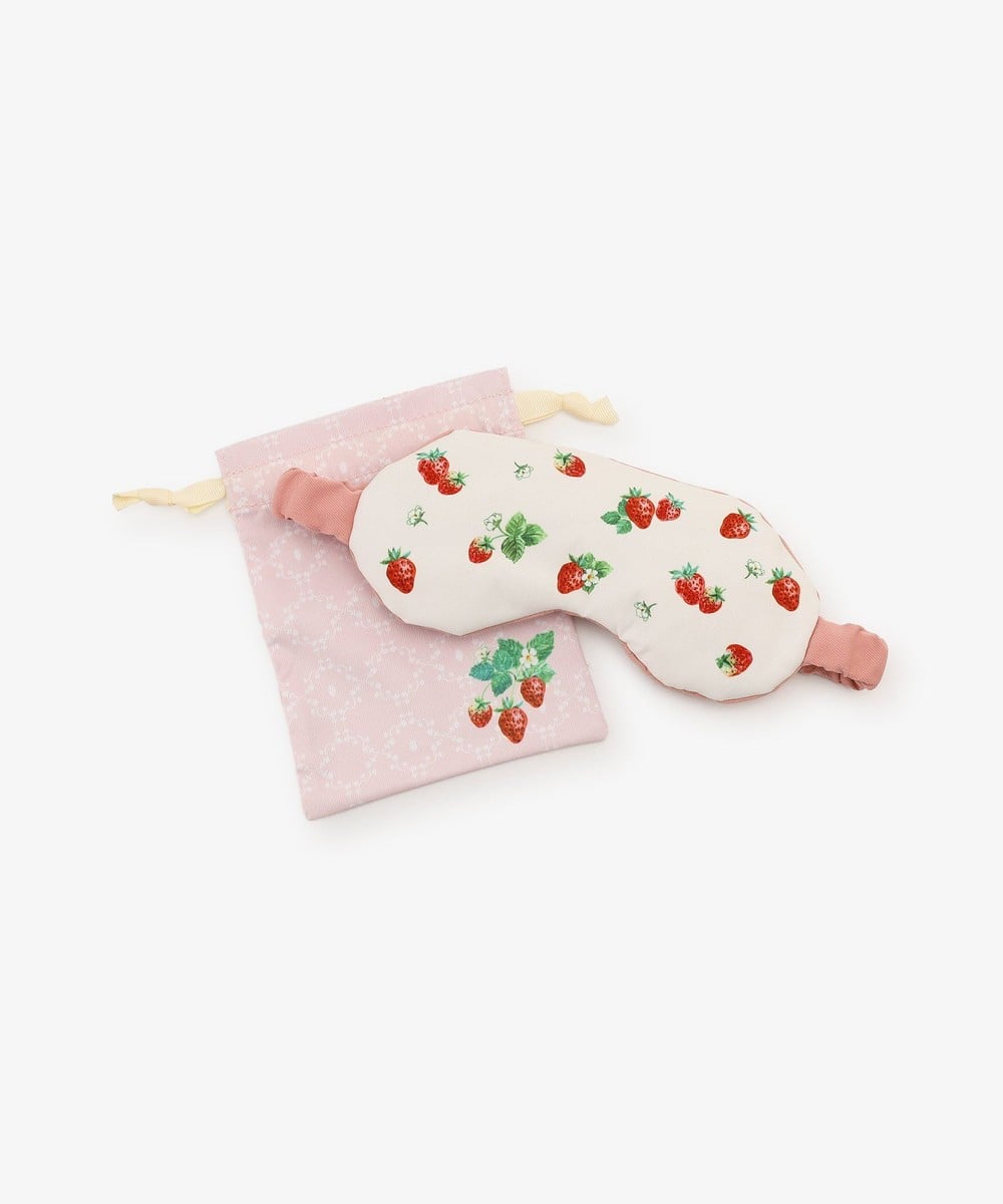ビューティー小物・ミラー ストロベリーケース付きアイマスク