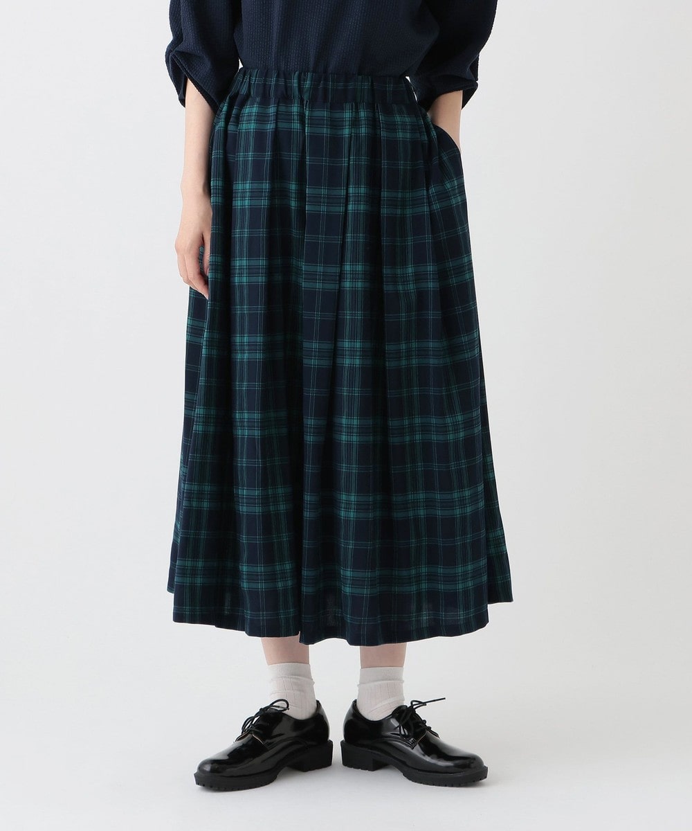 パンツ・スカート チェックタックスカート