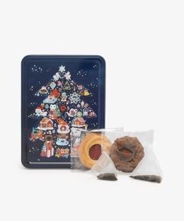 クリスマスツリー缶/北岸由美