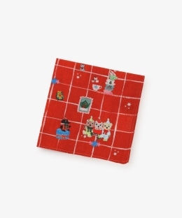 刺繍ハンカチ/北岸由美