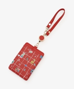 コードリール付きパスケース/北岸由美