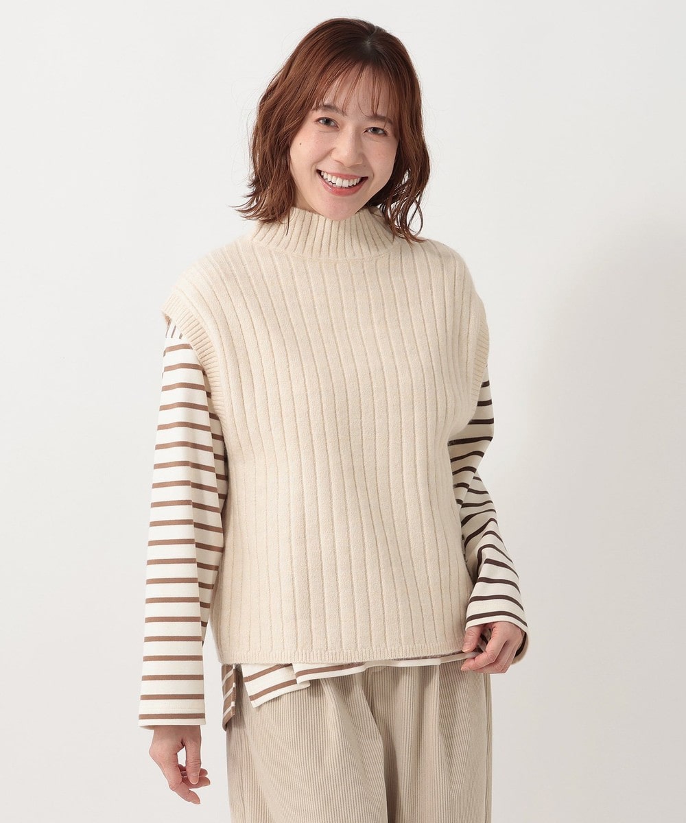 ニット ふわもちニットベスト