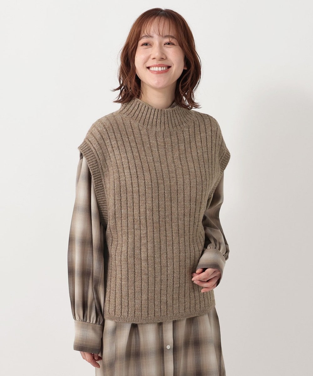 ニット ふわもちニットベスト