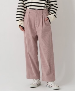 コーデュロイタックパンツ