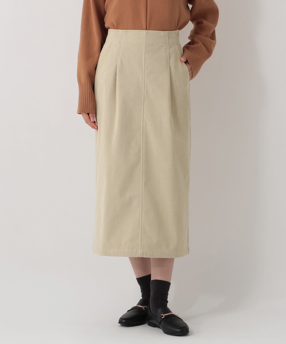 パンツ・スカート コーデュロイIラインスカート