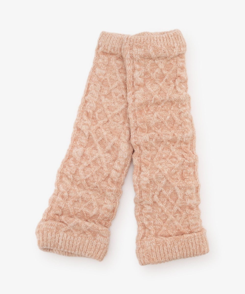 ルームウエア・パジャマ・靴下 ケーブルニットレッグウォーマ