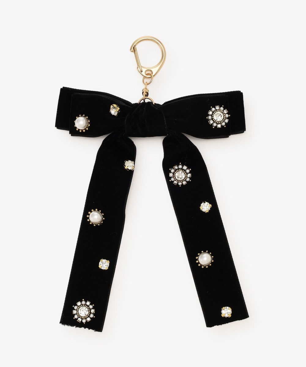 ファッション小物 ビジューリボンチャームチャーム