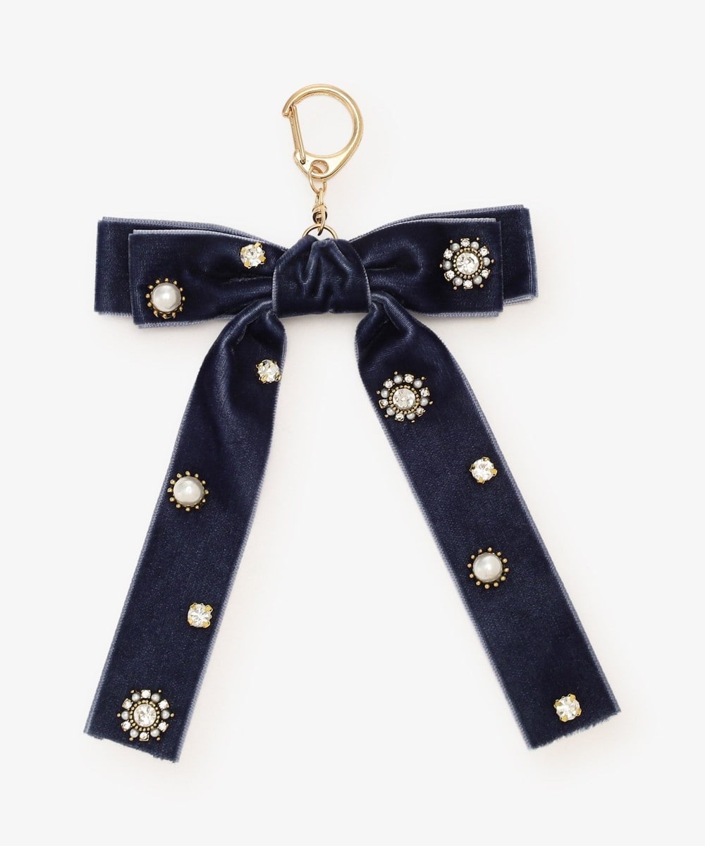 ファッション小物 ビジューリボンチャームチャーム