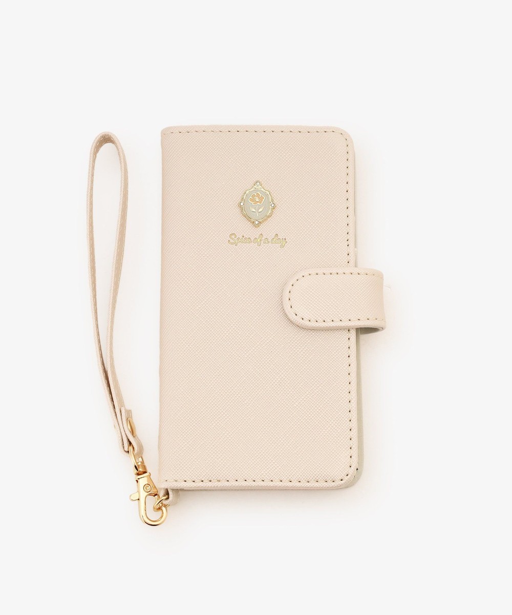 スマホケース・アクセサリー モチーフチャーム付きブック型iPhone8/7/SE3・2ケース