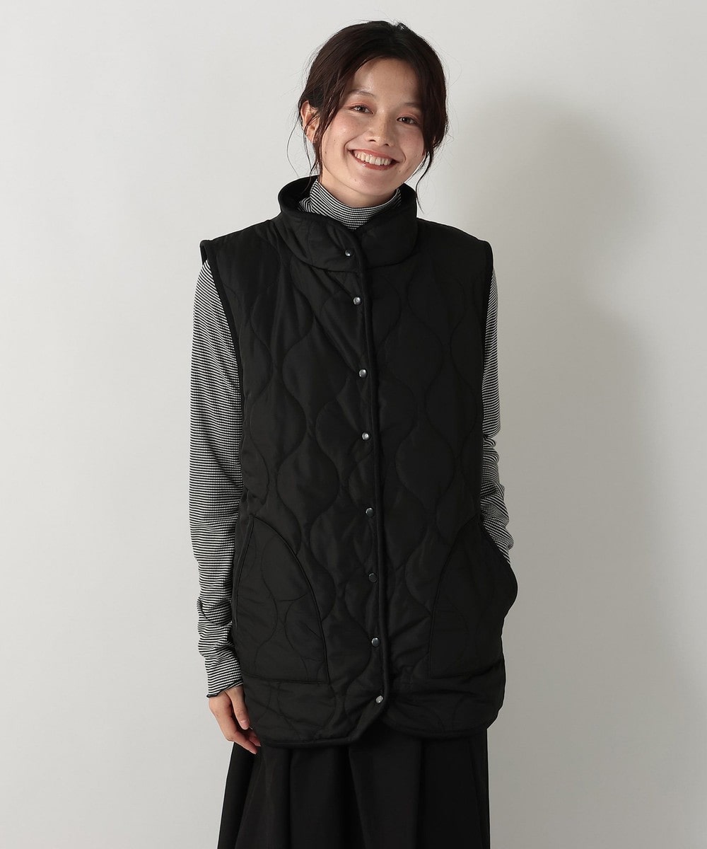 リバーシブルタフタキルティングボアベスト | アフタヌーンティー公式