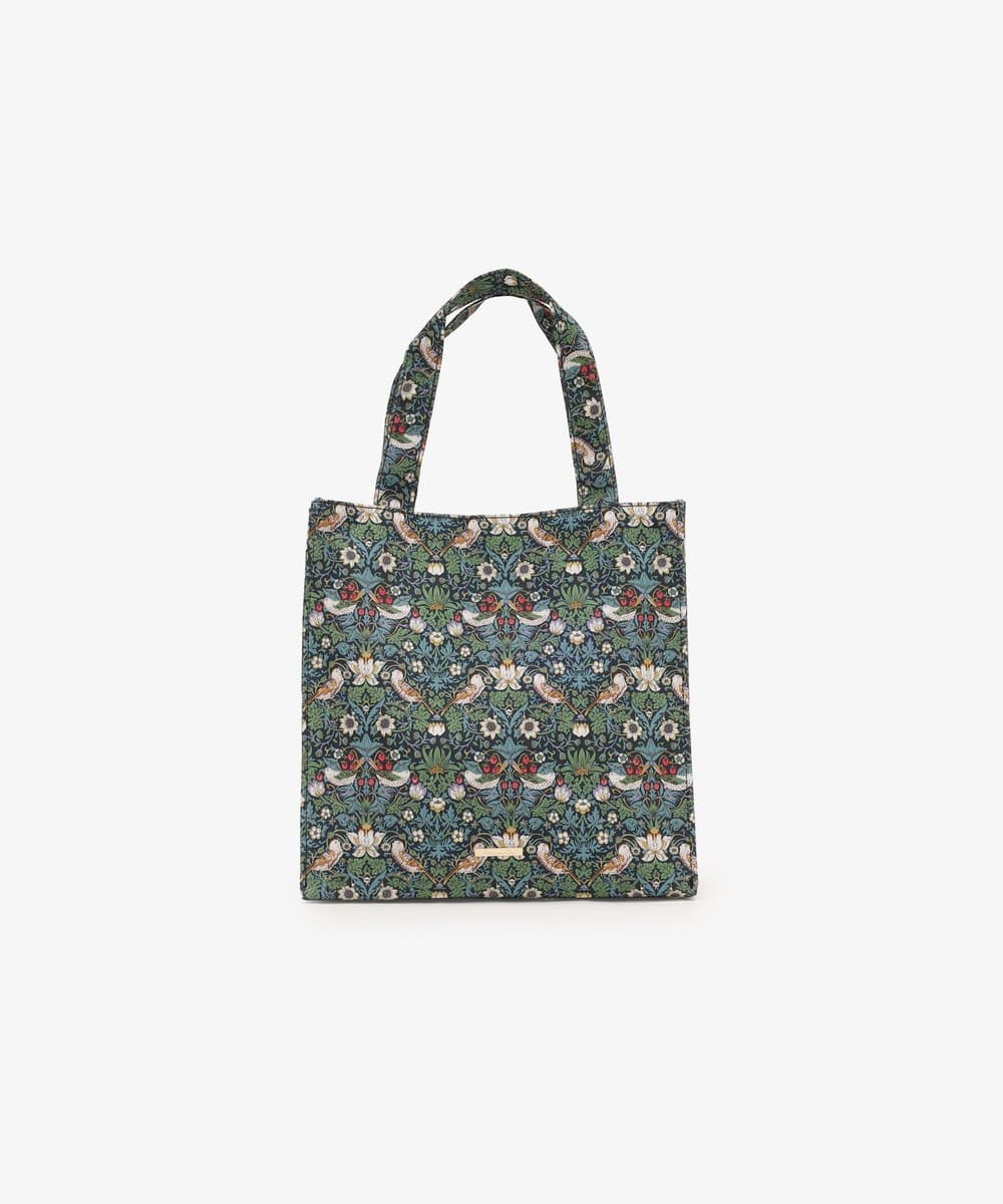 リバティ ジョリーフルール スクエアトートバッグ リバティ ジョリーフルール スクエアトートバッグ ラインリボン