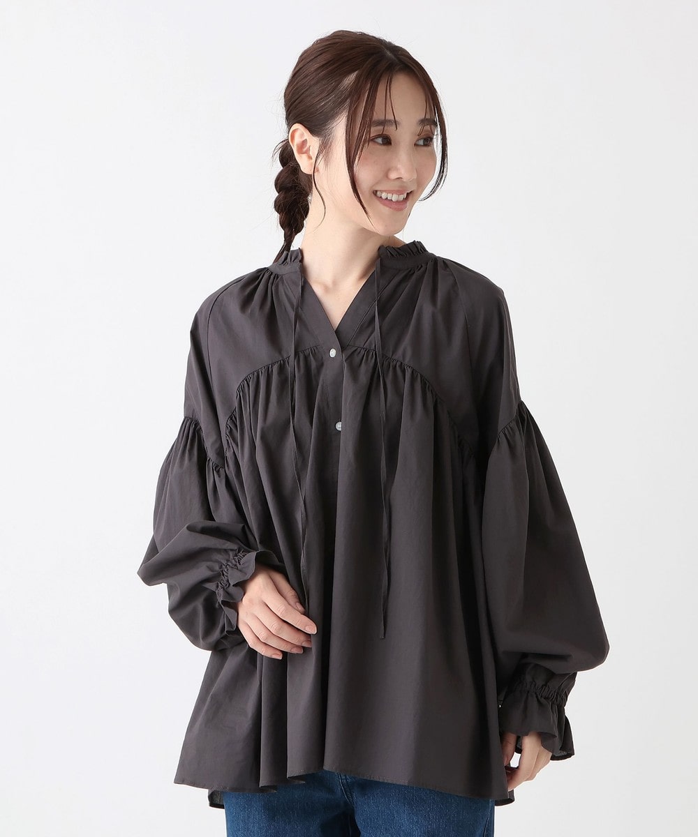 コットンボイルフリルブラウス | アフタヌーンティー公式通販サイト