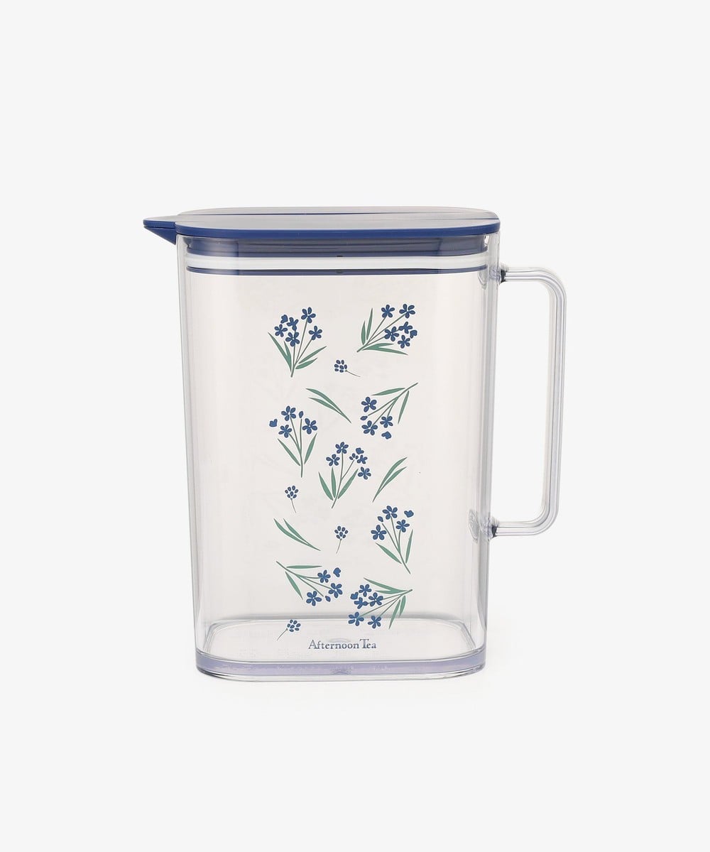 タッパー・保存容器・冷水筒 フルールデュクール冷蔵庫の棚に収まる冷水筒 1.2L