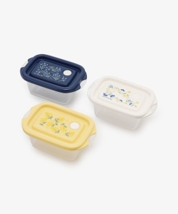 フルールデュクール抗菌保存容器S3個セット