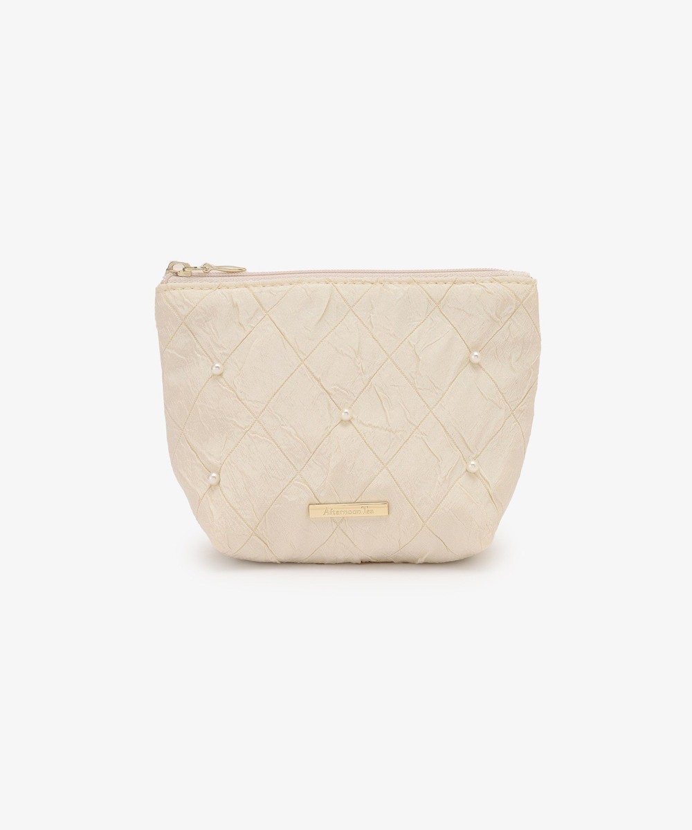 ポーチ・ティッシュポーチ・巾着 パールドット舟形ティッシュポーチ