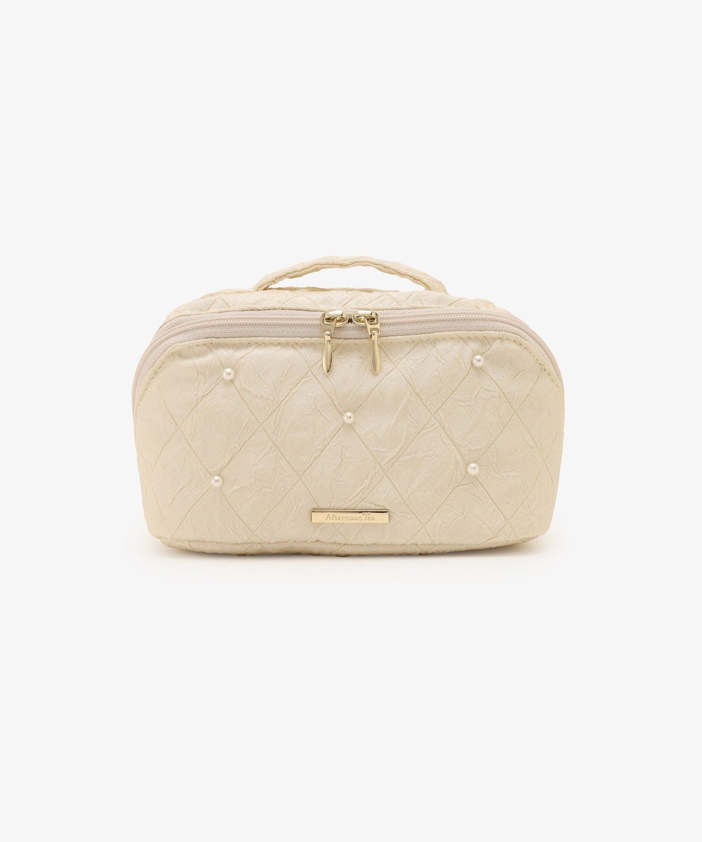 ポーチ・ティッシュポーチ・巾着 パールドットオープンポーチ