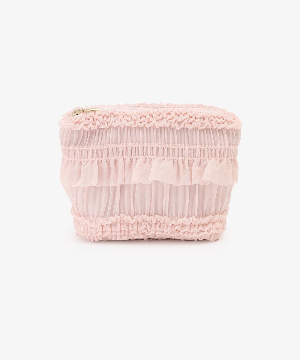 ポーチ・ティッシュポーチ・巾着 シフォンフリルポーチ