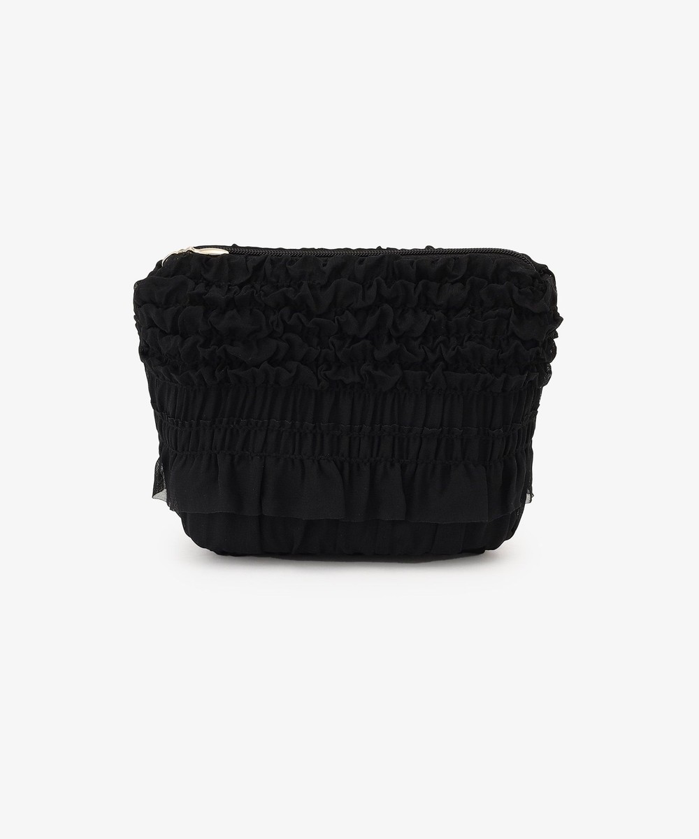 ポーチ・ティッシュポーチ・巾着 シフォンフリルポーチ