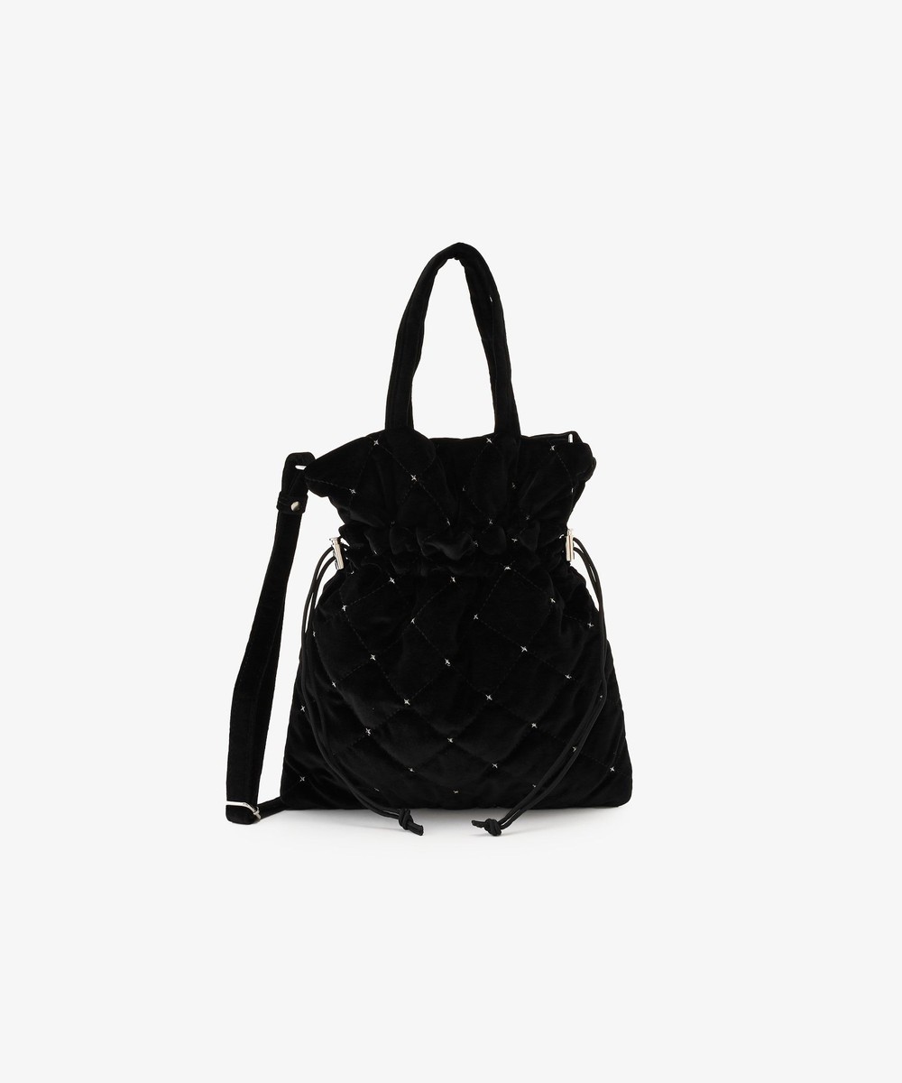 Nissy naptime キルティングバッグ　黒 Nissy naptime キルティングバッグ 黒