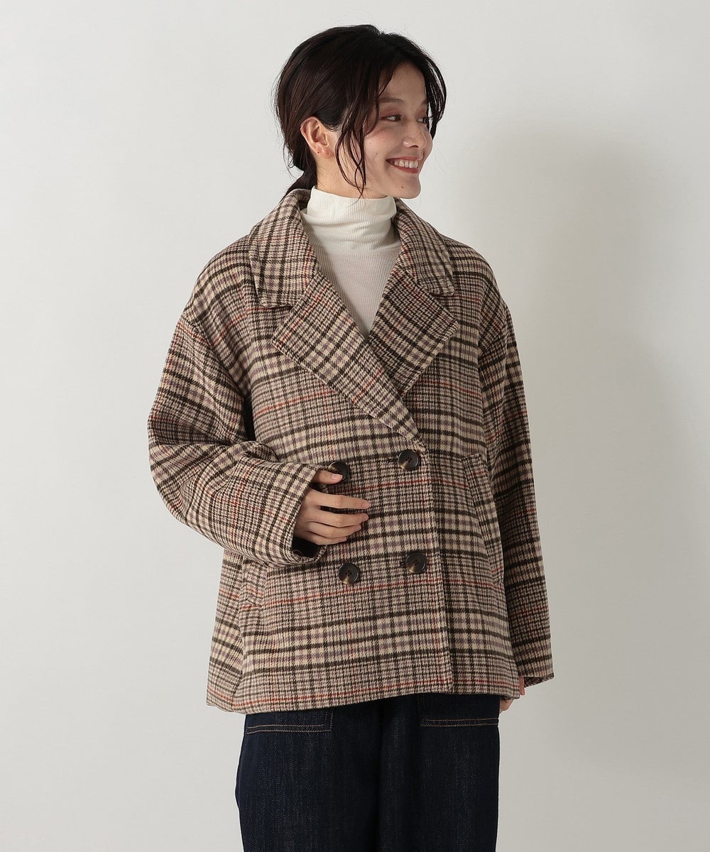 チェックシャギーPコート | アフタヌーンティー公式通販サイト